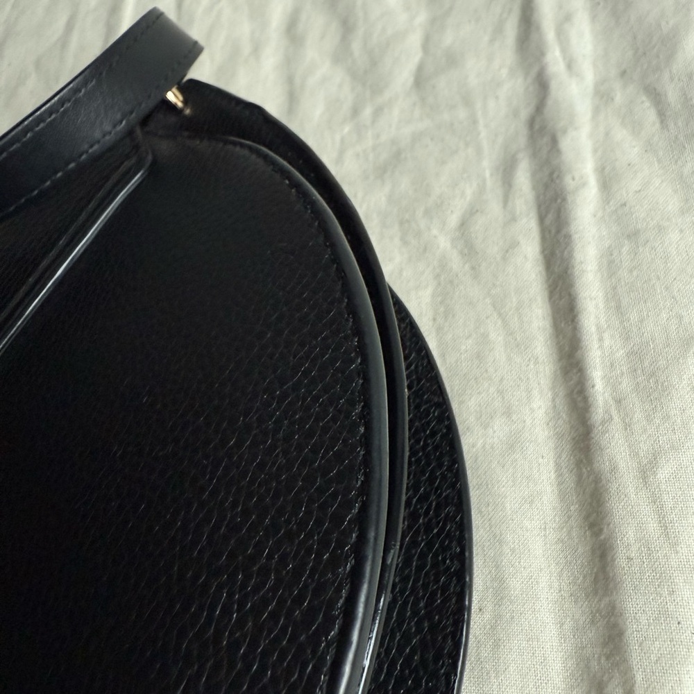 CHRISTIAN LOUBOUTIN By My Side Black Leather Shouder Bag - Picture 9 of 16